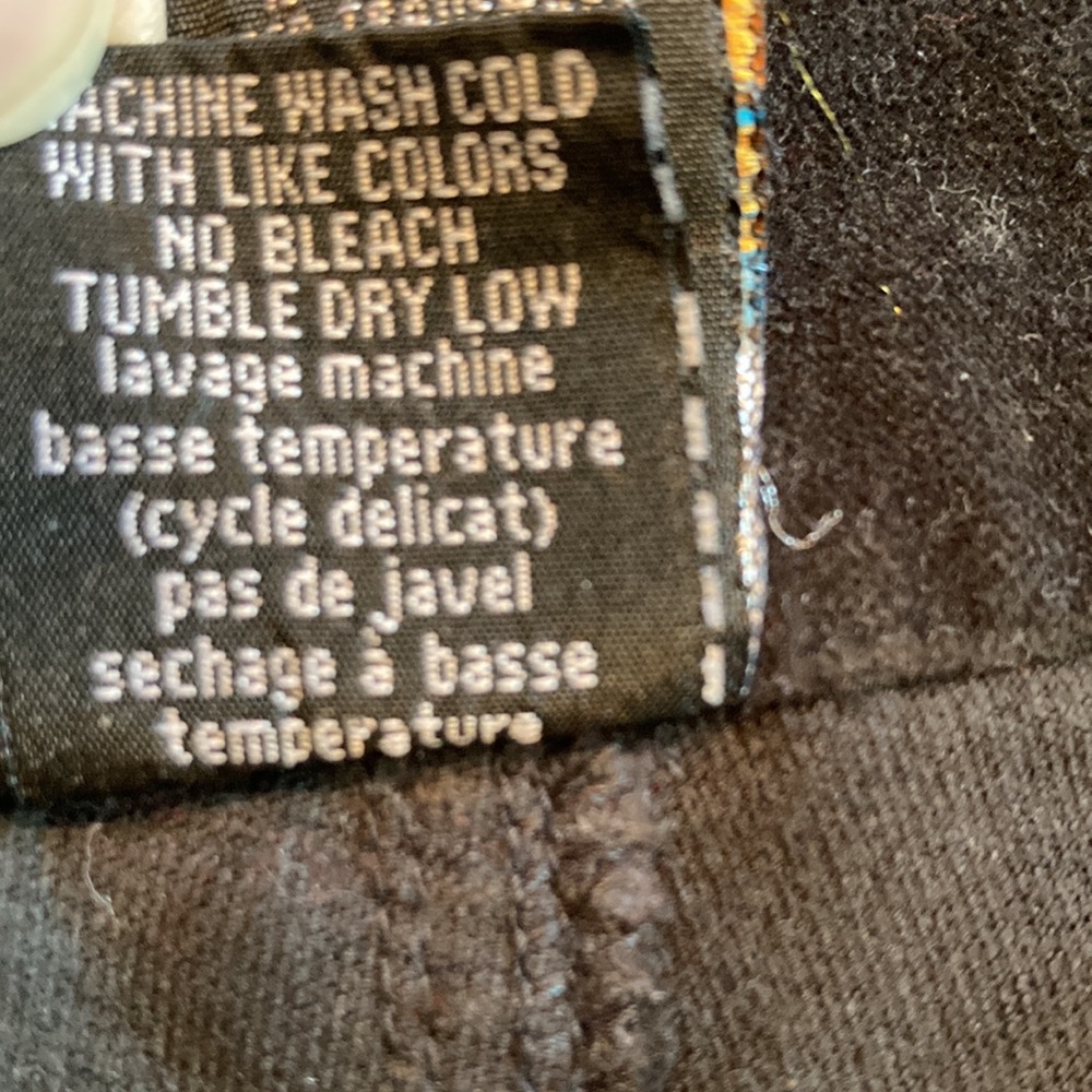 Kuhl Black Velvet Wide Leg Pants 4 - Picture 9 of 9